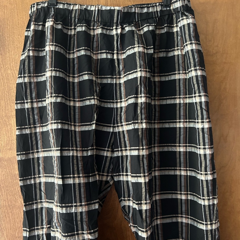 Wray NYC Sol Straight Leg Pant - Night Plaid, 1X